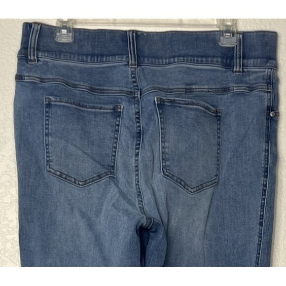 Spanx Skinny Jean-light Vintage Wash Sz 1X Tall - Picture 7 of 14